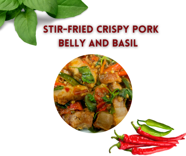 Stir-Fried Crispy Pork Belly and holy basil_2
